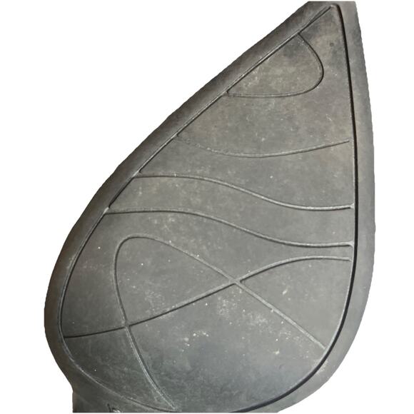 Stiletto Studded 4" Heels 9 Pointed Toe Black Rockstud Christian Siriano Habit - Picture 8 of 13